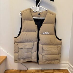 ASRV Beige Puffer Vest